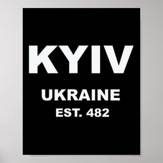 Kiew Ukraine Poster (Vorne)