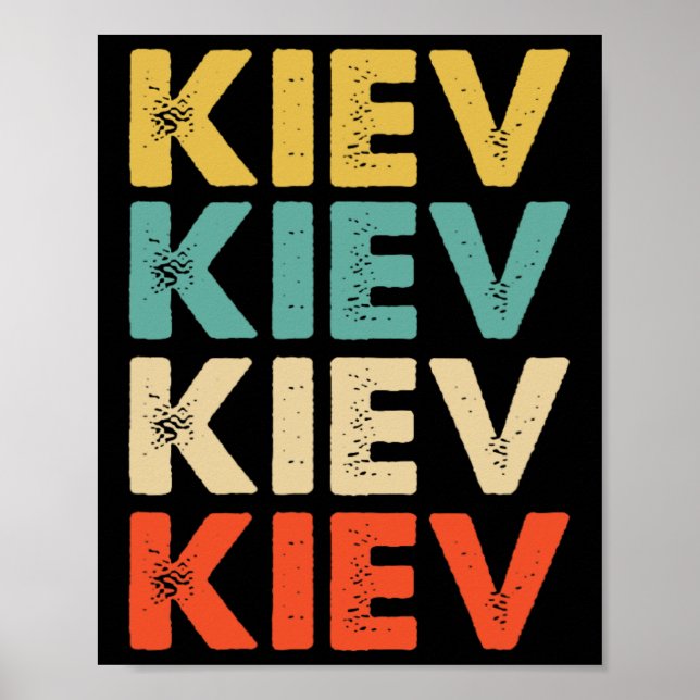 Kiew Ukraine  Poster (Vorne)