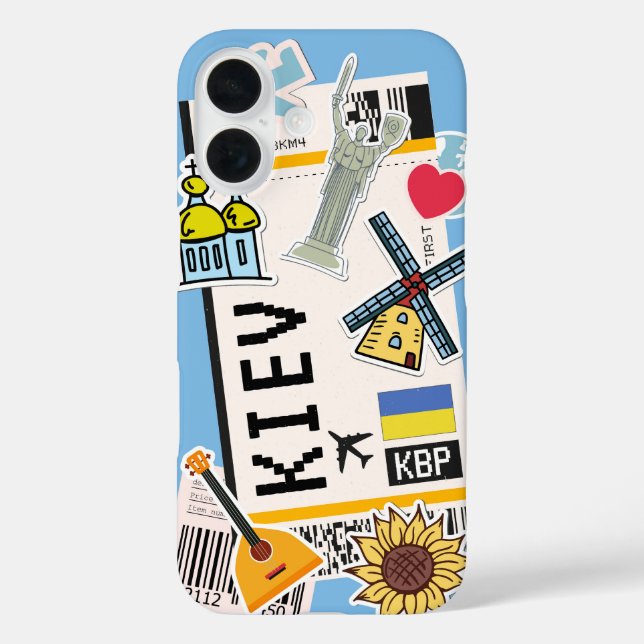 Kiewer Boarding Pass Case-Mate iPhone Hülle (Rückseite)