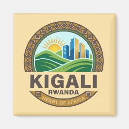 Kigali Rwanda Africa Magnet