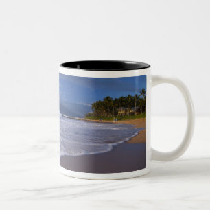 Kihei-Strand, Maui, Hawaii, USA Zweifarbige Tasse