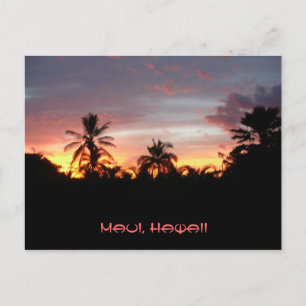 Kihei Sunset Postkarte