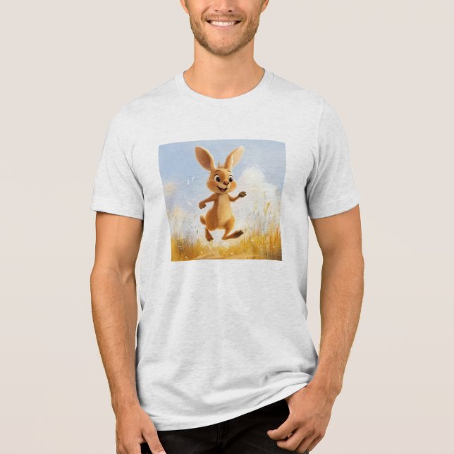 Kiki the Bunny Tri-Blend Shirt (Vorderseite)