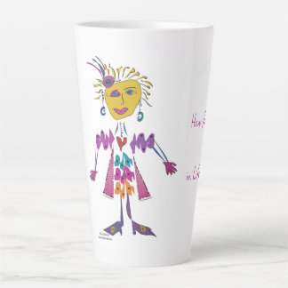 "Kiki"- Wie Sie im Leben auftauchen, ist wichtig f Milchtasse
