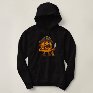 KikiBurger der Pirat – Süße Lebensmittel-Maskottch Hoodie