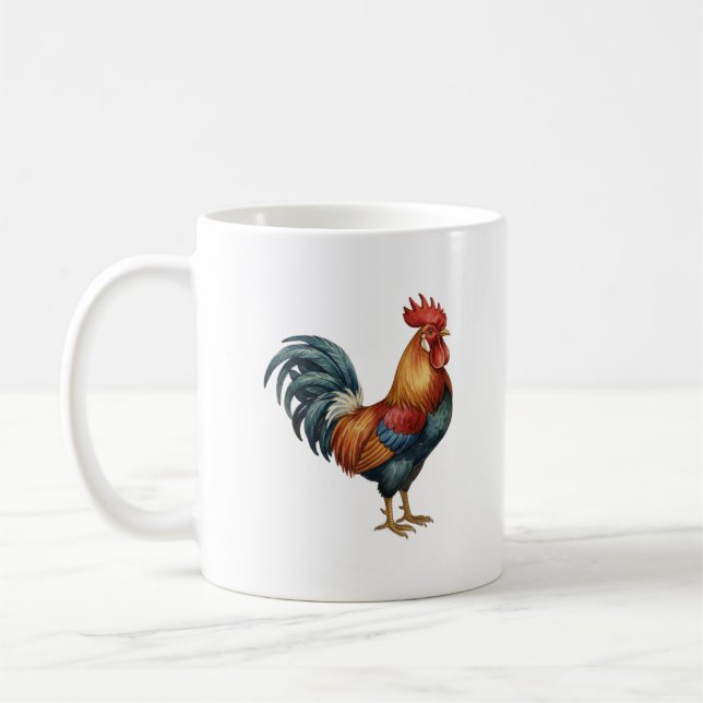 Kikiriki Hahn Kaffeetasse (Links)