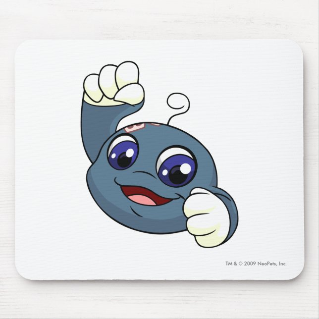 Kiko Blau Mousepad (Vorne)