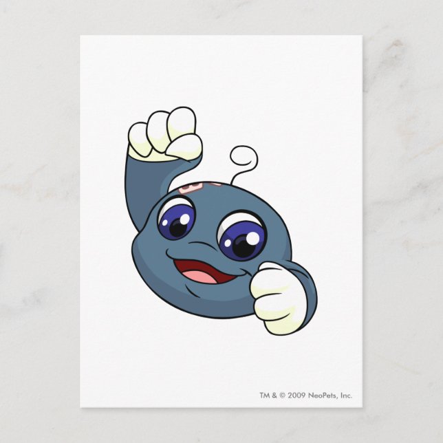 Kiko Blue Postkarte (Vorderseite)