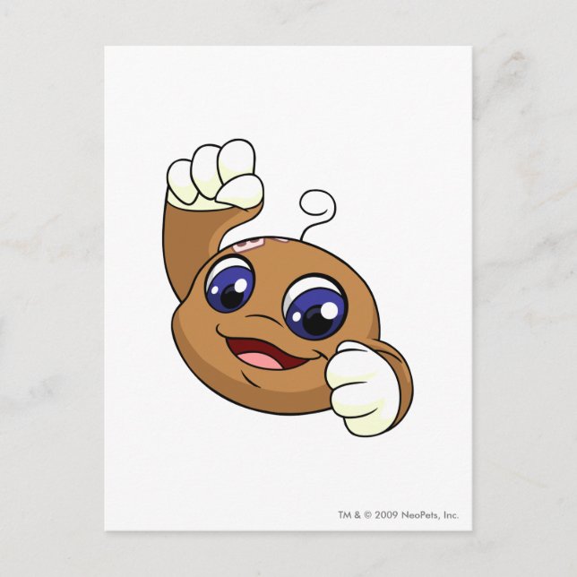 Kiko Brown Postkarte (Vorderseite)