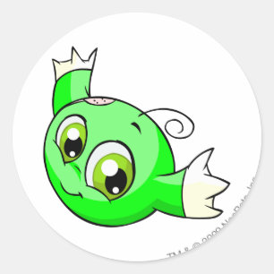 Kiko Glows Runder Aufkleber