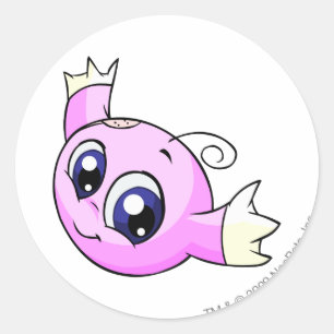 Kiko Rosa Runder Aufkleber