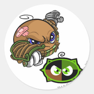 Kiko See-Team-Kapitän 1 Runder Aufkleber