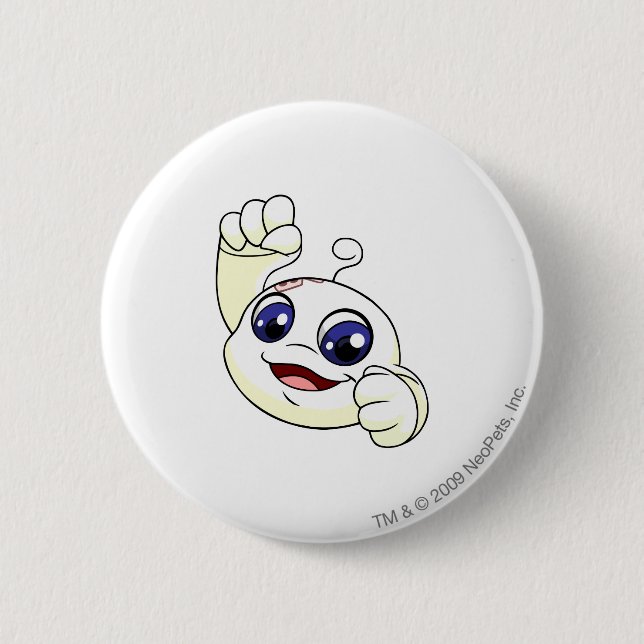 Kiko Weiß Button (Vorderseite)