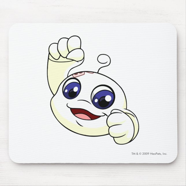 Kiko Weiß Mousepad (Vorne)