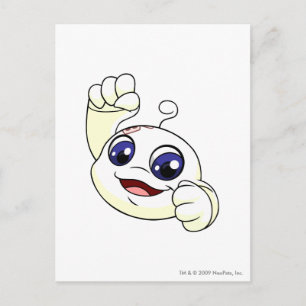 Kiko White Postkarte