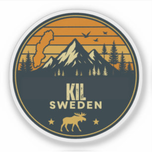 Kil, Schweden Sverige Aufkleber