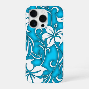 Kilauea Hibiskus Hawaiian Floral Türkis iPhone 16 Pro Hülle