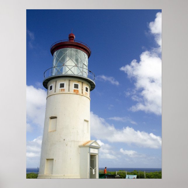 Kilauea Leuchtturm Poster (Vorne)