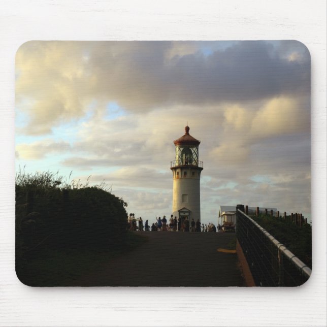 Kilauea Point Lighthouse in Dusk Mousepad (Vorne)
