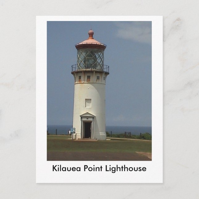 Kilauea Point Lighthouse Postcard Postkarte (Vorderseite)