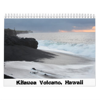 Kilauea Vulkan, Hawaii Kalender