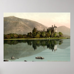 Kilchurn Schloss, Argyll und hochgebogene Poster
