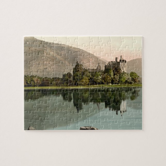 Kilchurn Schloss, Argyll und hochgebogene Puzzle (Horizontal)