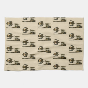 Kildeer Plover (Killdeer) Audubon Birds of America Geschirrtuch