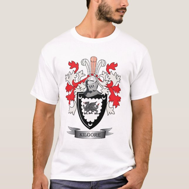 Kilgore Familienwappen-Wappen T-Shirt (Vorderseite)