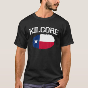 KILGORE TX TEXAS Flag Vintag USA Sports Men Women T-Shirt