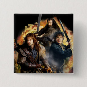 Kili, BILBO BAGGINS™ & THORIN OAKENSHIELD™ Art Button