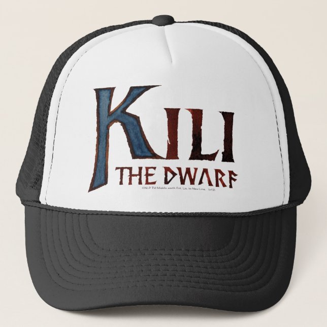 KILI DEN DWARF™-Namen Truckerkappe (Vorderseite)