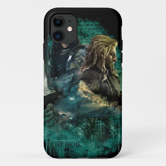 Kili & Fili über Erebor Case-Mate iPhone Hülle (Rückseite)