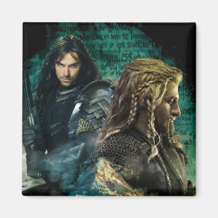Kili & Fili über Erebor Magnet