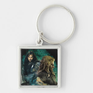 Kili & Fili über Erebor Schlüsselanhänger