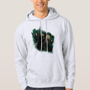 Kili, THORIN OAKENSHIELD™, & Fili Graphic Hoodie