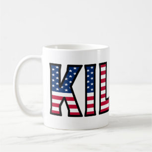 Kilian Name Vorname USA styled Tasse Kaffeetasse