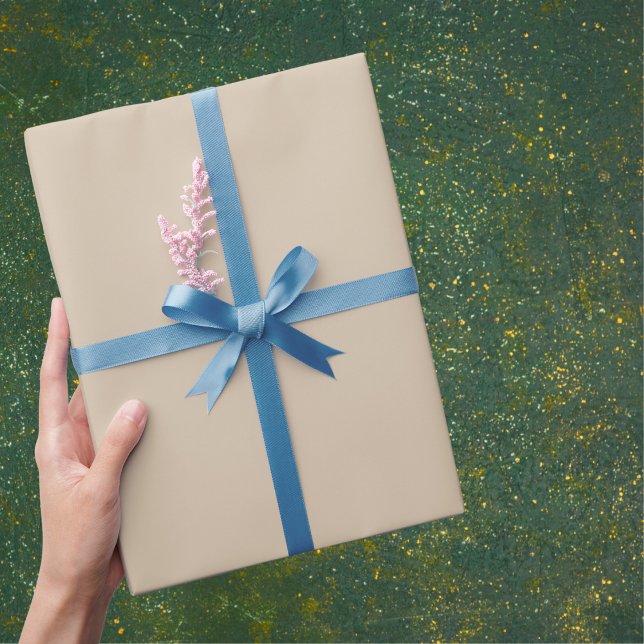 Kilim Beige Solid Color Geschenkpapier (Von Creator hochgeladen)