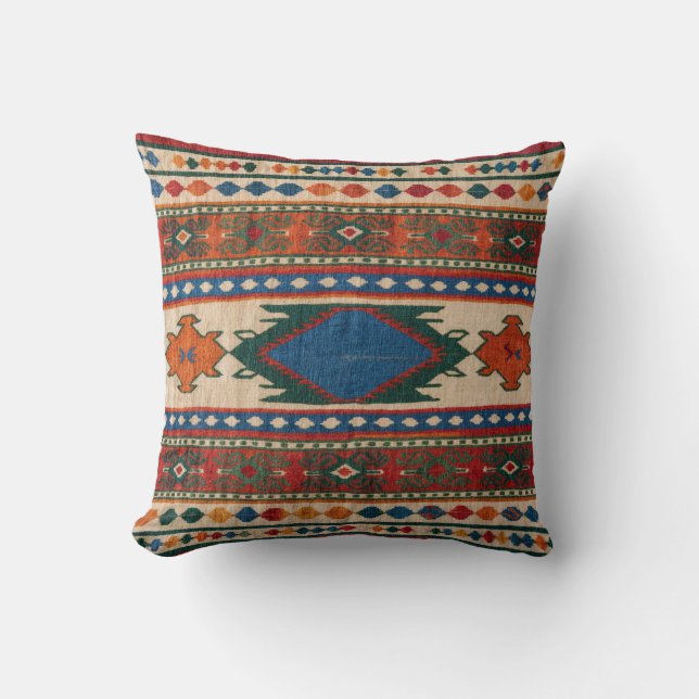 Kilim Pillows_Artisanal Designs für Ihre Zuhause Kissen (Vorderseite)