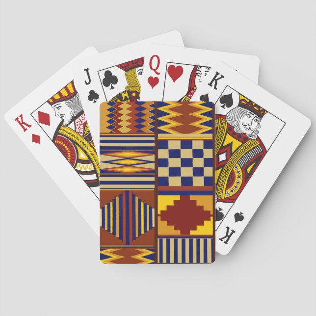 Kilim Prayer Rug Design Spielkarten (Rückseite)