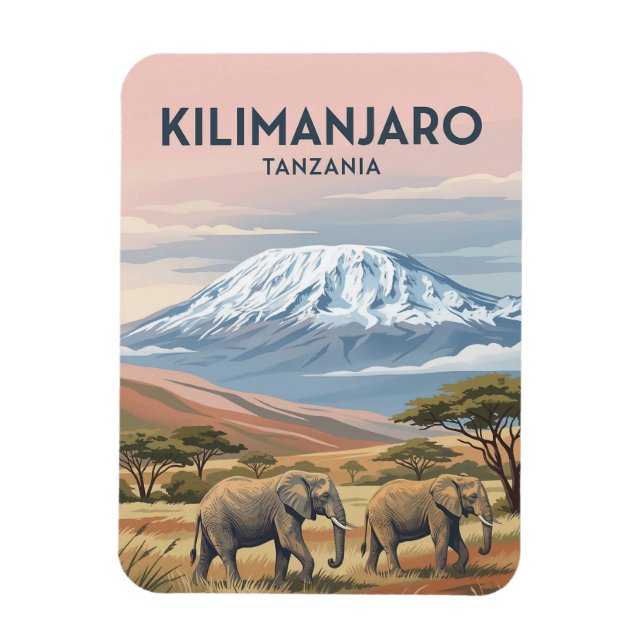 Kilimandscharo, Moshi, Kilimandscharo Magnet (Vertikal)