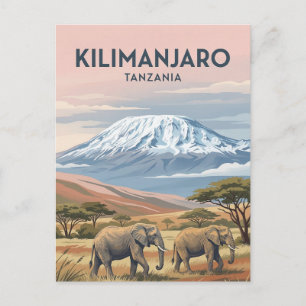 Kilimandscharo, Moshi, Kilimanjaro Postkarte