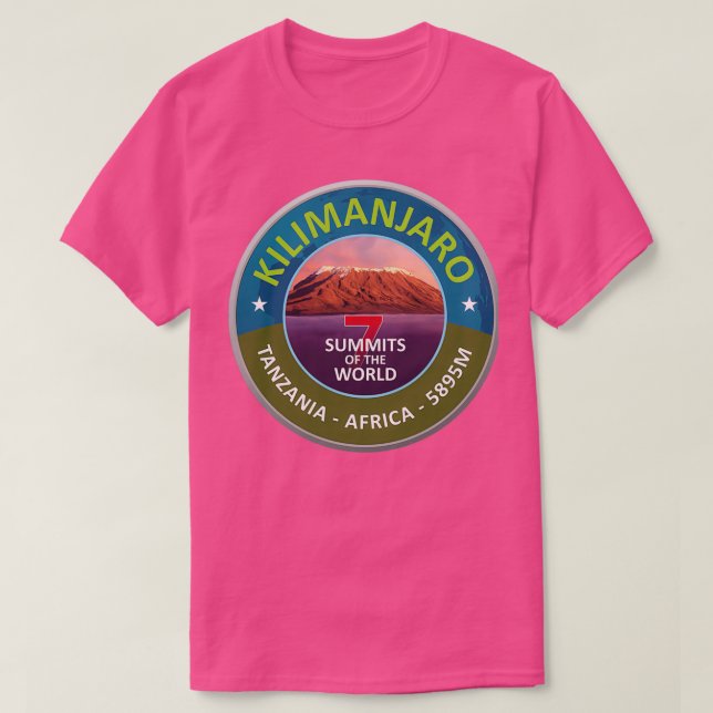Kilimanjaro 7 summits collection T-Shirt (Design vorne)