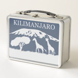 Kilimanjaro (blau) metall brotdose