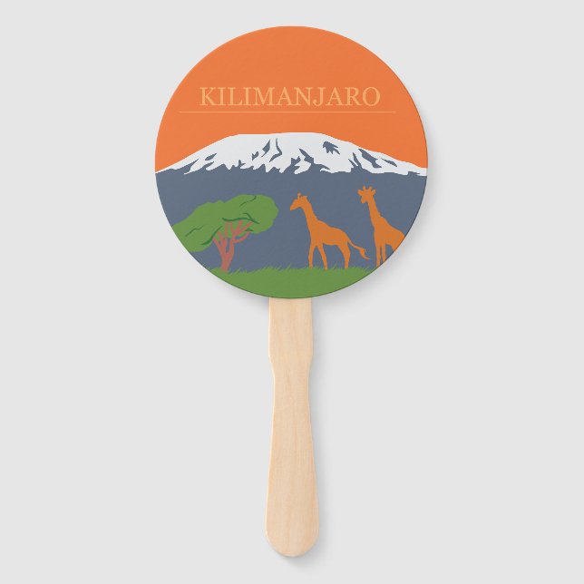 Kilimanjaro Fächer (Vorderseite)