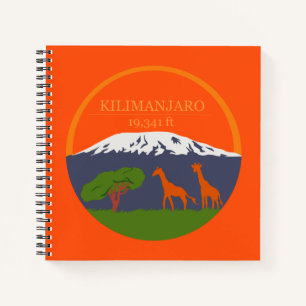Kilimanjaro Höhe Notizbuch