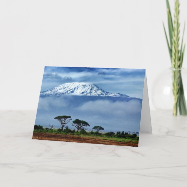 Kilimanjaro Kenya Karte (Vorderseite)