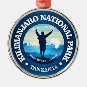Kilimanjaro NP (V) Ornament Aus Metall