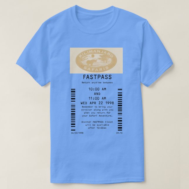 Kilimanjaro Safari - Fasten TShirt (Design vorne)