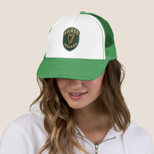 Kilkee Irland Harfe Logo - Retro Mesh Trucker Mütz Truckerkappe